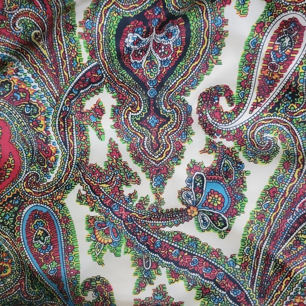 Talbots Quilted Down Lined Aqua Button Front Vest - image 9